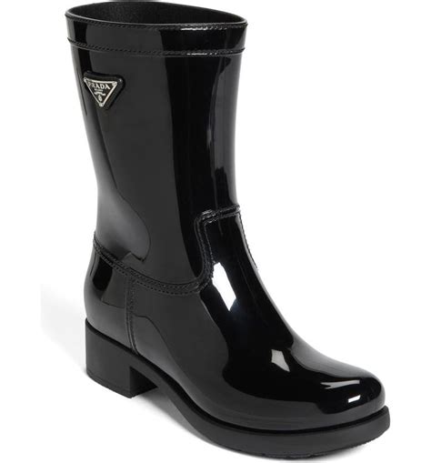 Prada rain boots women